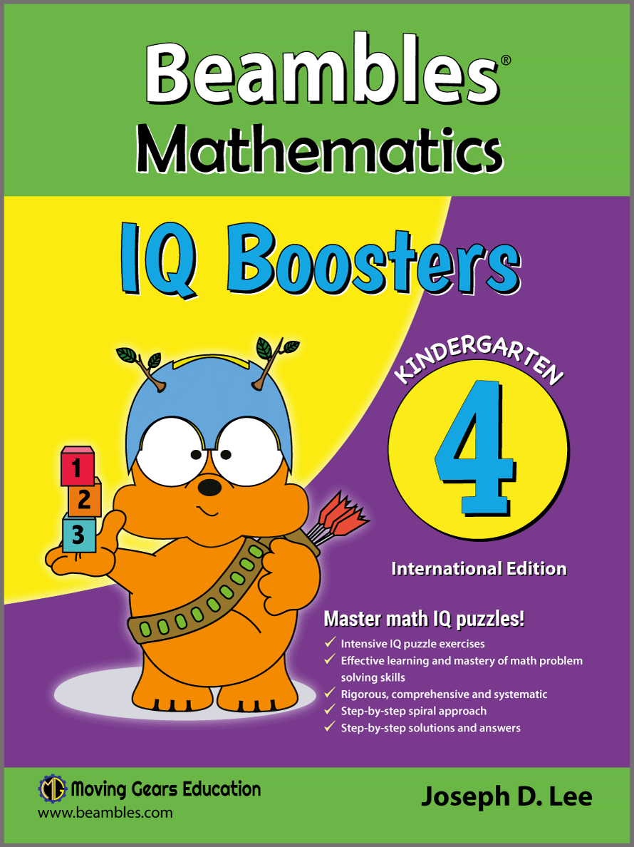 Beambles Mathematics IQ Boosters For Kindergarten / Preschool Book 4