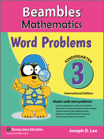 Beambles Mathematics Word Problems Kindergarten Book 3 Singapore Math textbook International