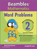 Beambles Mathematics Word Problems Pre Kindergarten Book 2 Singapore Math textbook International