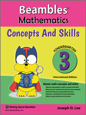 Beambles Mathematics Concepts And Skills Kindergarten Book 3 Singapore Math International