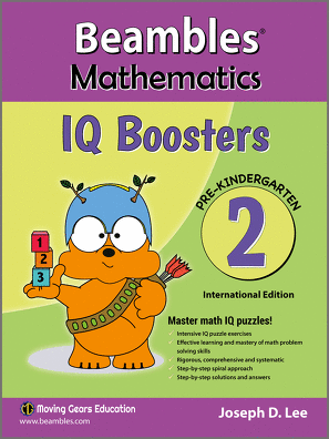 Beambles Mathematics IQ Boosters Pre Kindergarten Book 2 Singapore Math International