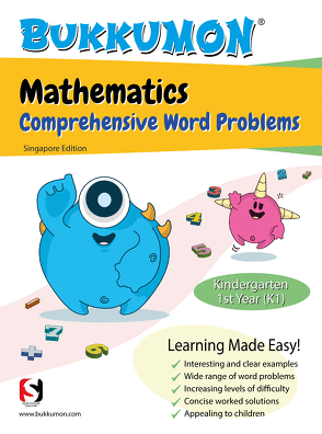 Bukkumon Mathematics Comprehensive Word Problems Kindergarten First Year Singapore Math Singapore