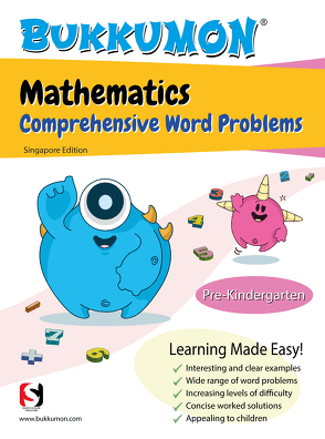 Bukkumon Mathematics Comprehensive Word Problems Pre Kindergarten Nursery Singapore Math Singapore